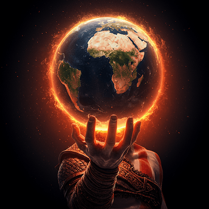 Glowing Earth